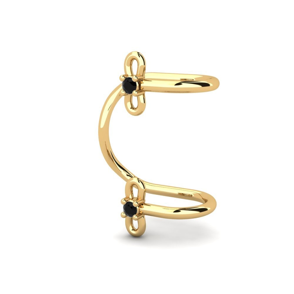 14k Oro Amarillo Pendiente de mujer Kula