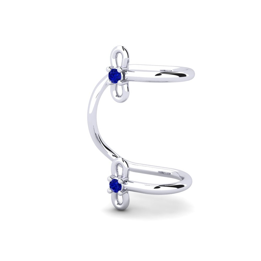 Đá Sapphire Bông tai nữ Kula