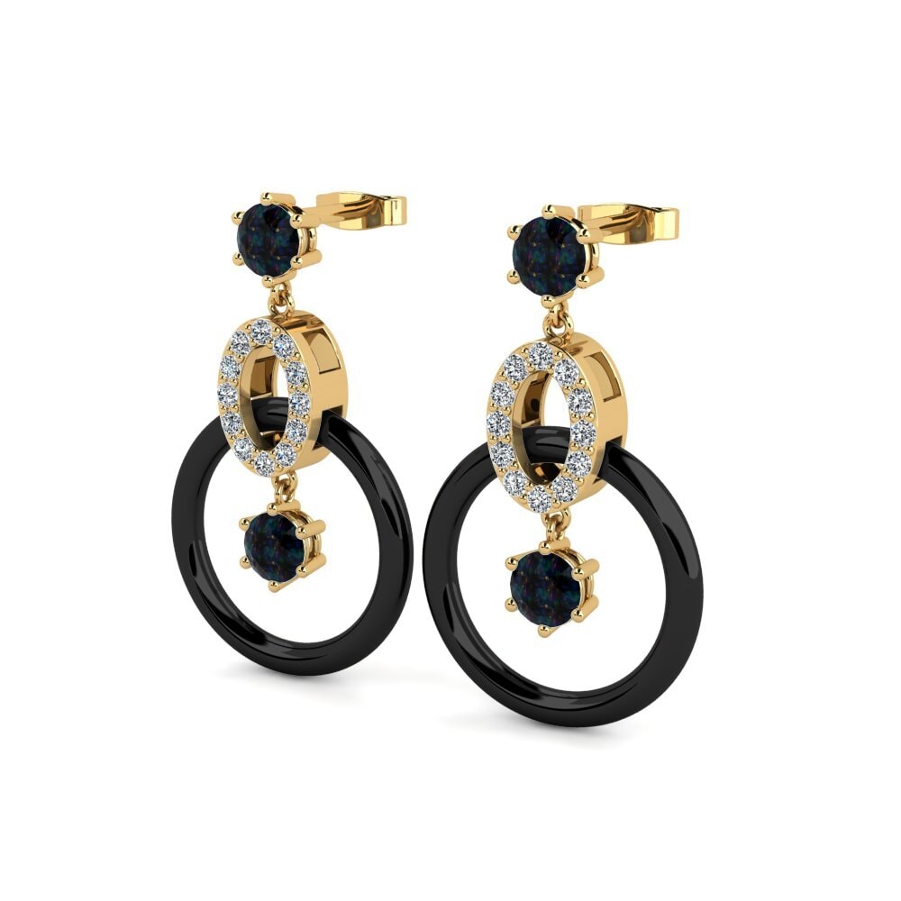 Black Opal Women's Earring Kulp