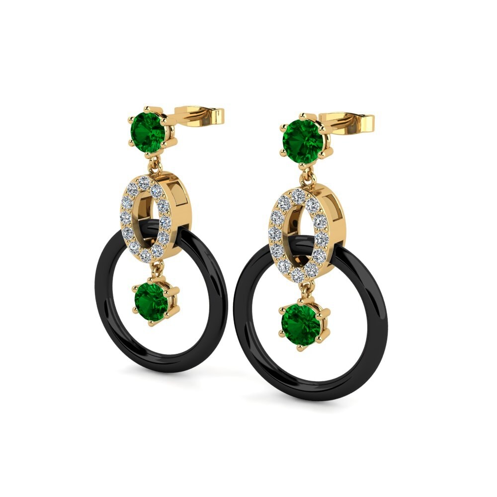 Circonita Verde Pendiente de mujer Kulp