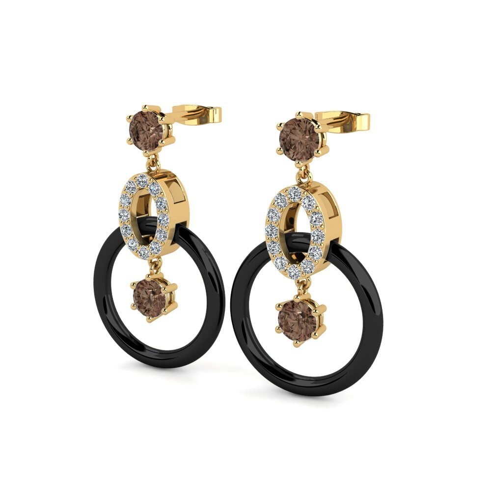 Smoky Quartz Women's Earring Kulp