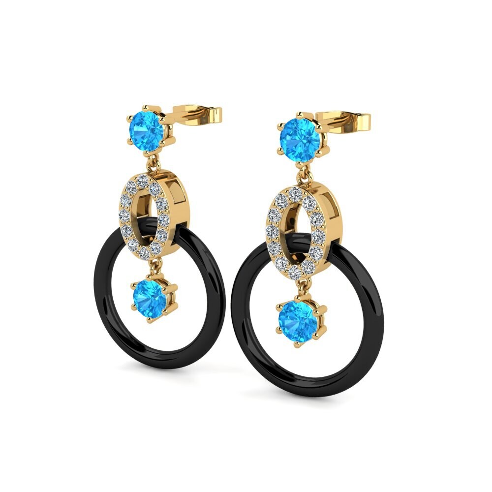 Blue Topaz Women's Earring Kulp