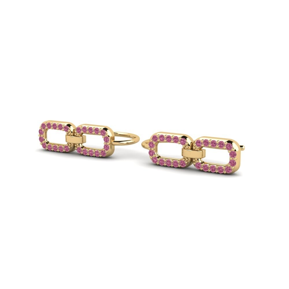 Granate Rhodolite Pendiente de mujer Kulw