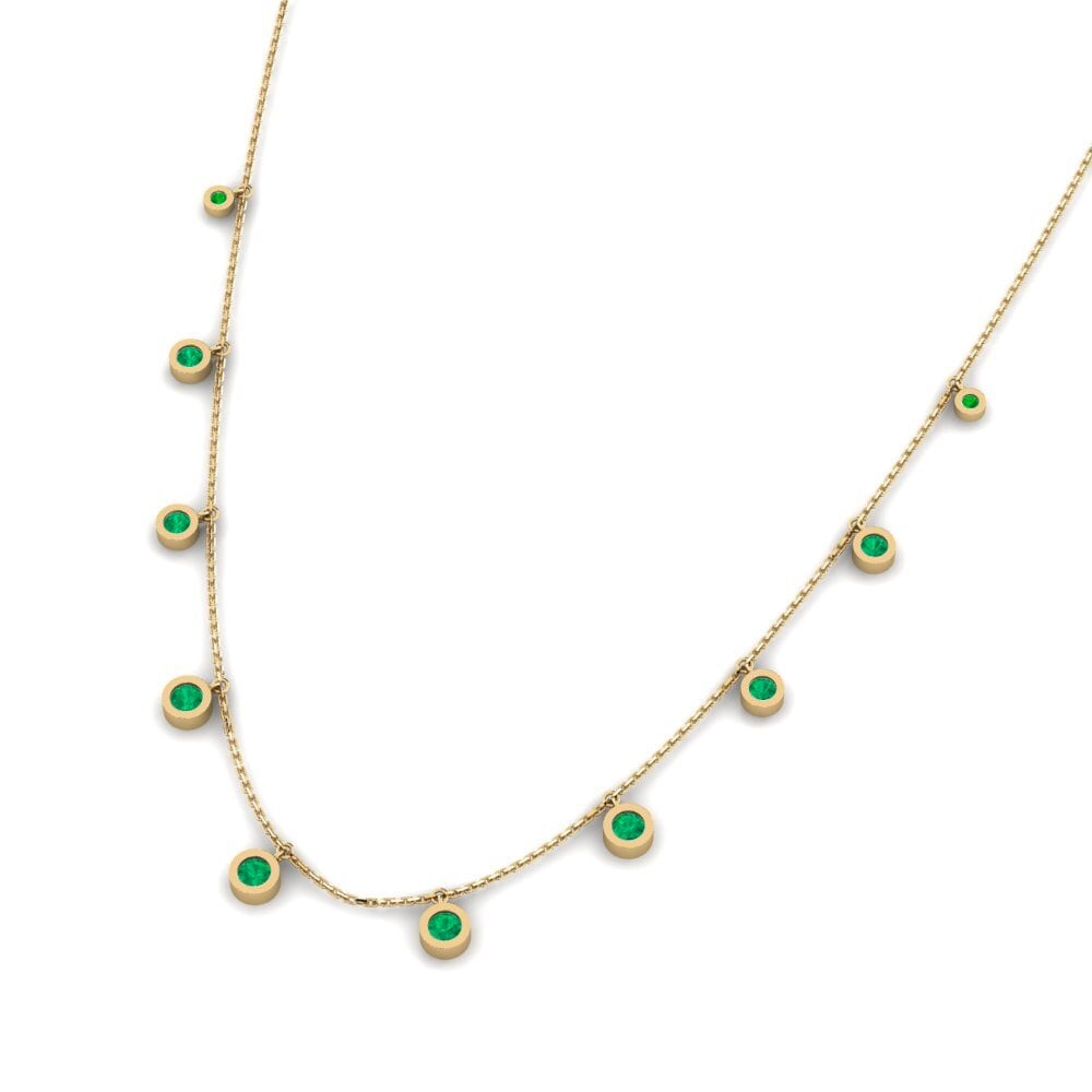 Emerald SYLVIE Necklace Kumush