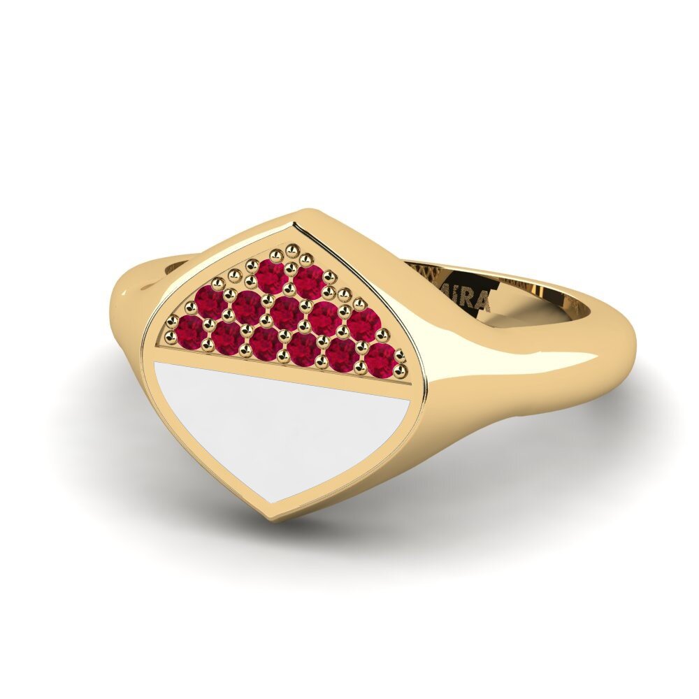 Rubin Pinker Ring Kundern