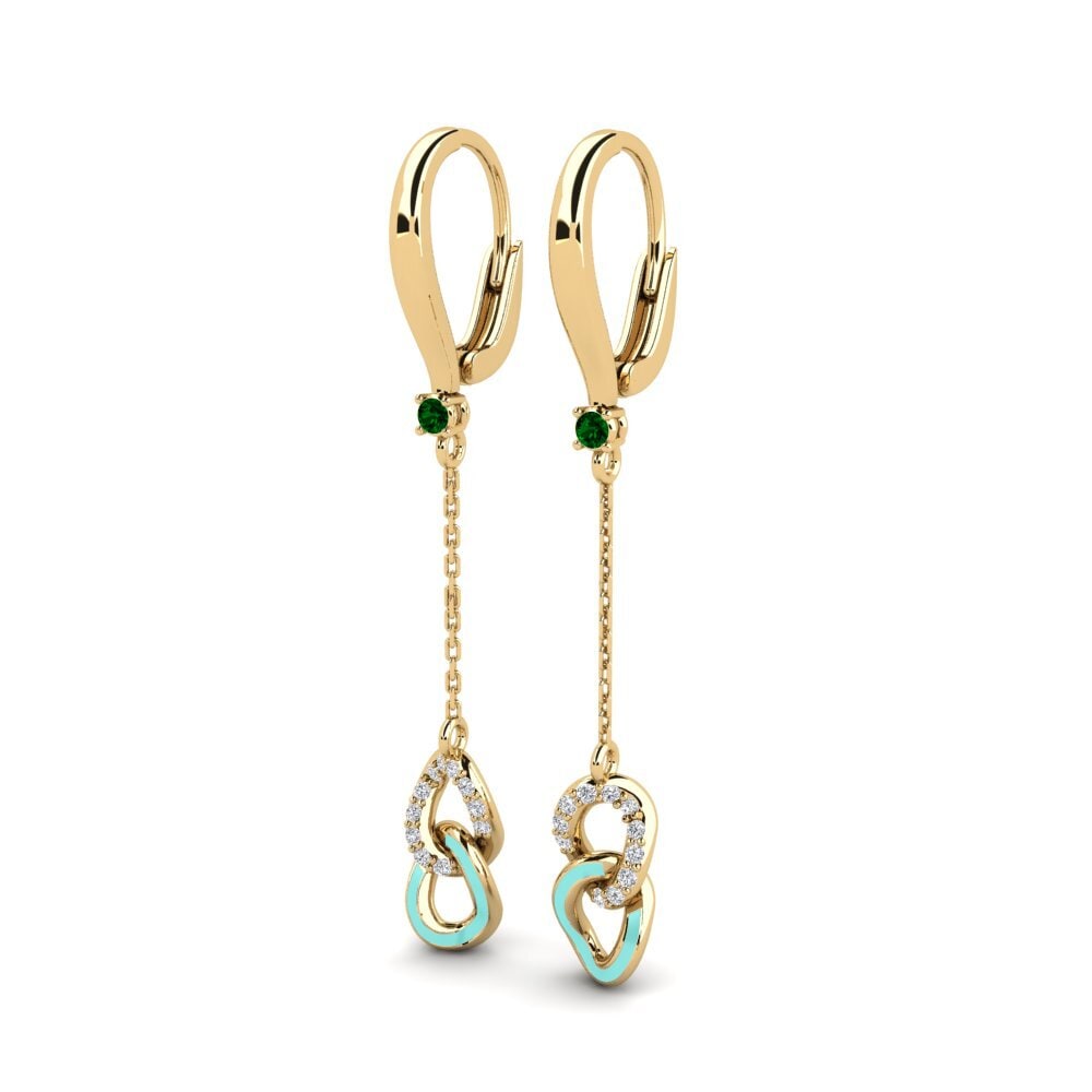Circonita Verde Pendiente de mujer Kunst