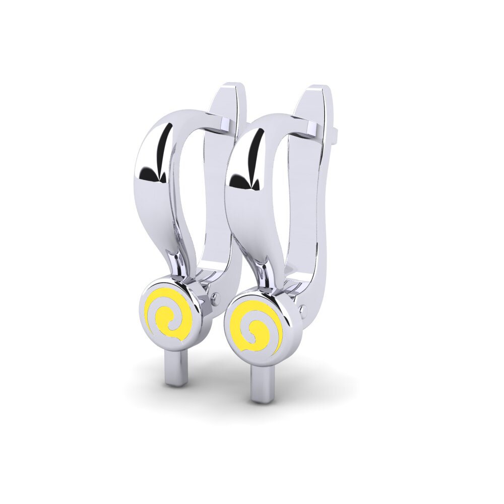 9ct White Gold Kid's Earring Kushamisika