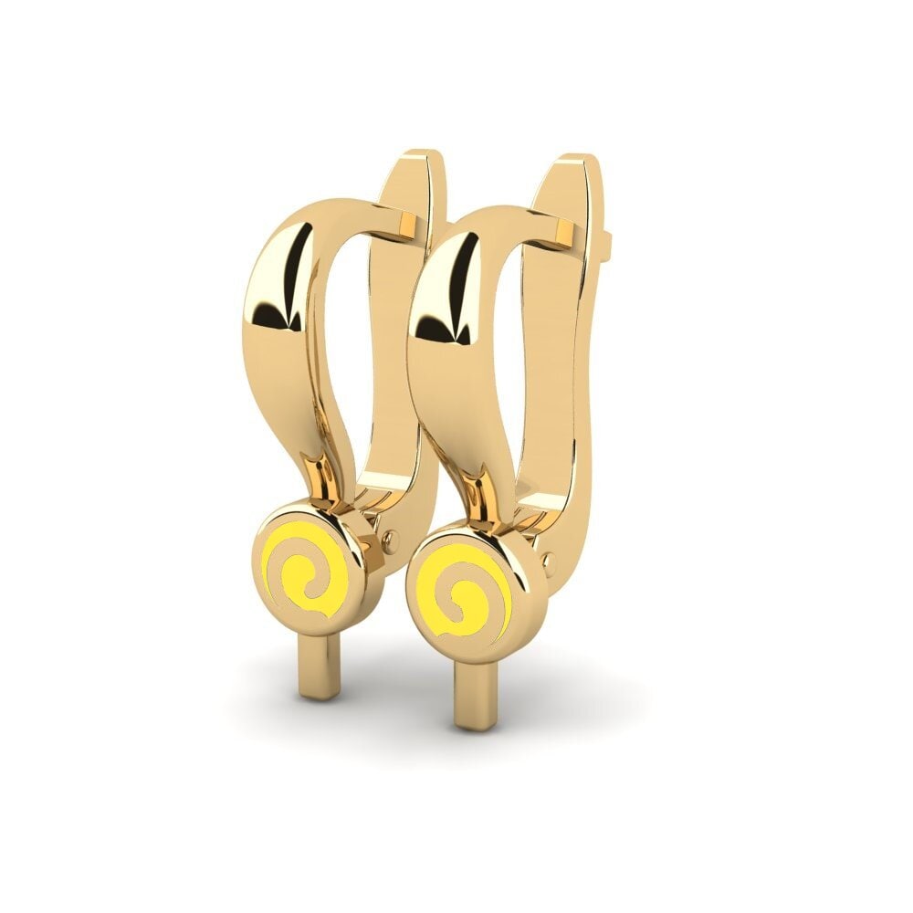 9ct Yellow Gold Kid's Earring Kushamisika