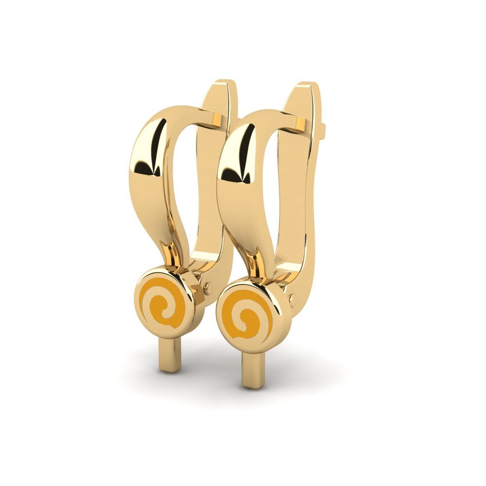 14k Oro Amarillo Pendiente para Niño Kushamisika