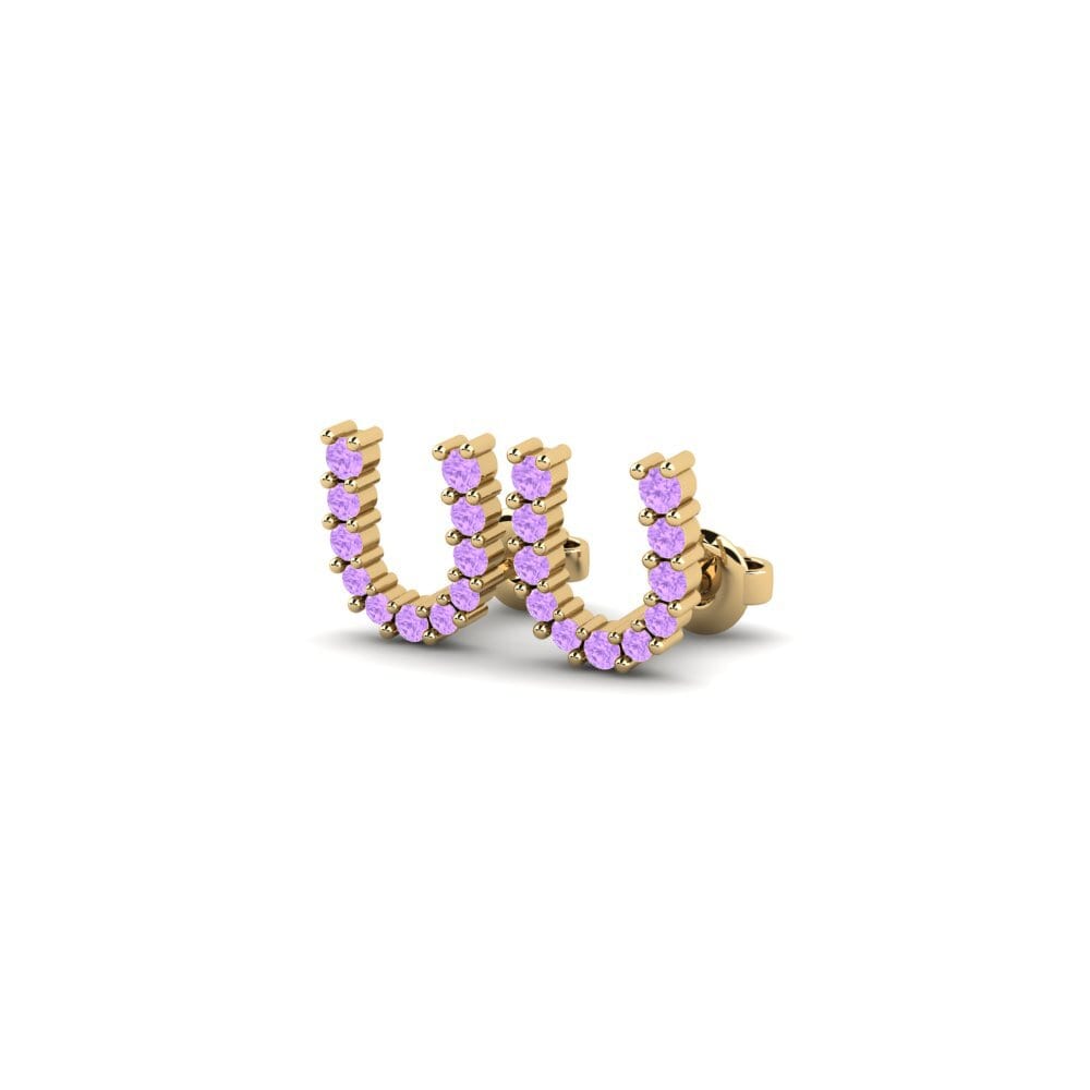 Amethyst Damen ohrring Kusinhta