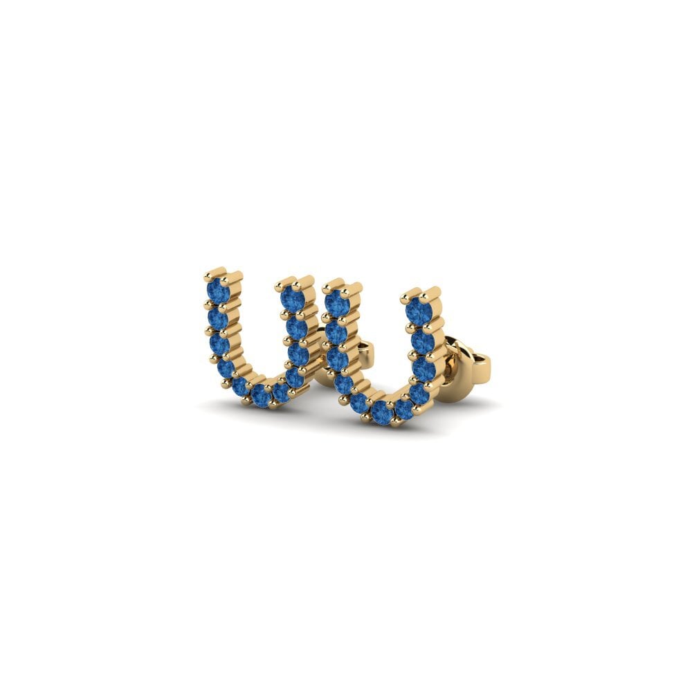 sapphire-zirconia Women's ต่างหู Kusinhta