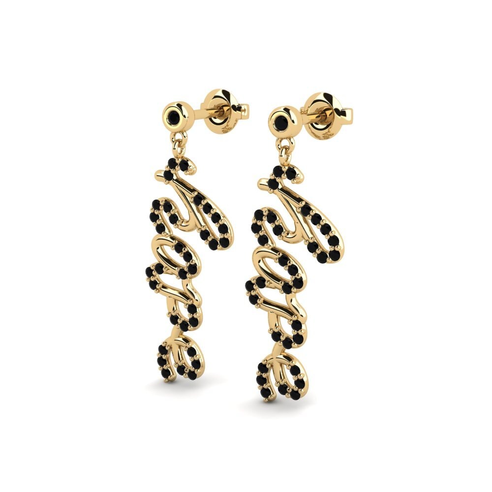 Black Diamond Women's Earring Kutegemewa