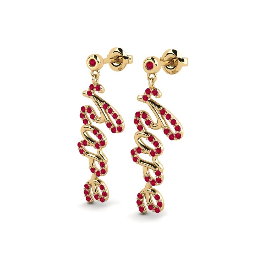 Ruby Women's Earring Kutegemewa