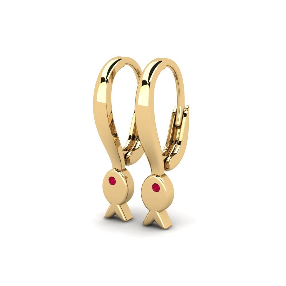 Ruby Kid's Earring Kvetiny