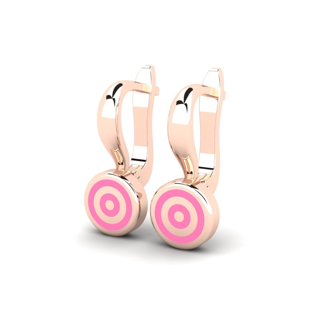 18ct Rose Gold Kid's Earring Kwiaty