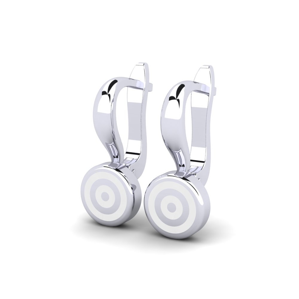 950 Platinum Kid's Earring Kwiaty
