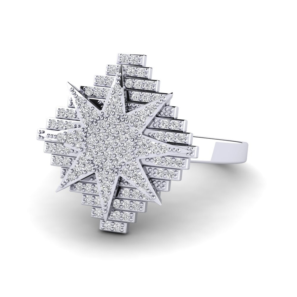 Diamante cultivado en laboratorio Anillo Kwinstar