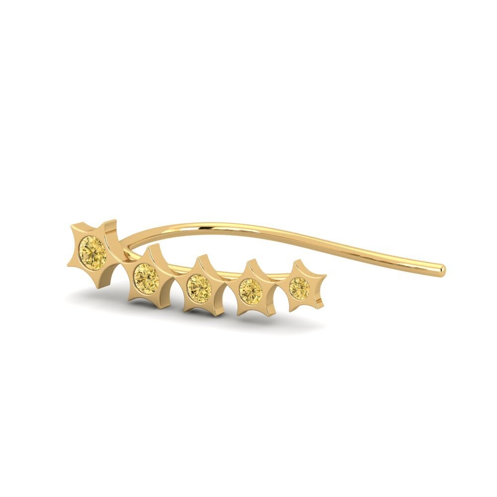 Yellow Diamond Women's Earring Kypris
