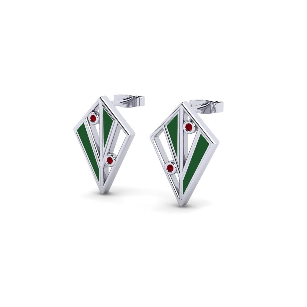 Red Zirconia Women's Earring Kyrielle