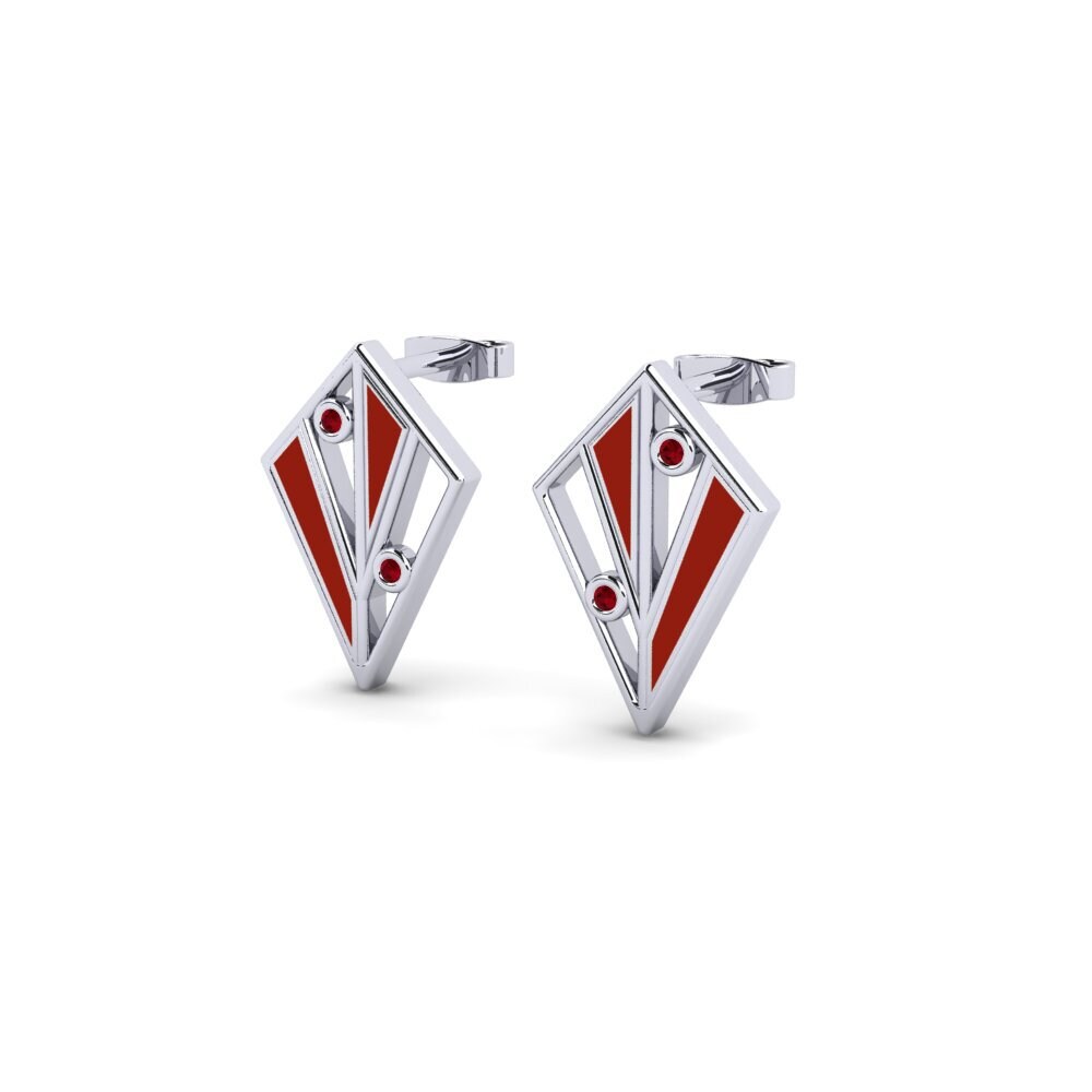 Red Zirconia Women's Earring Kyrielle