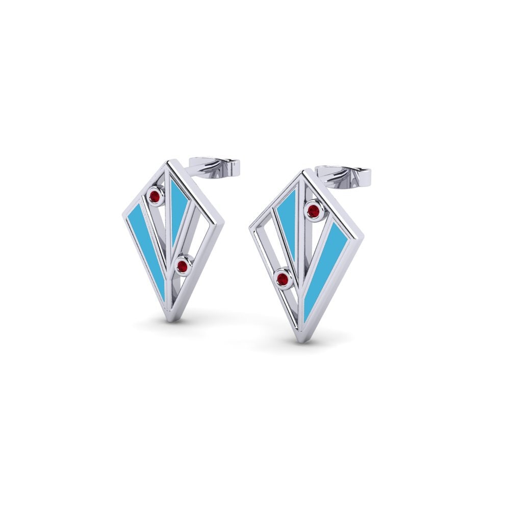 Red Zirconia Women's Earring Kyrielle