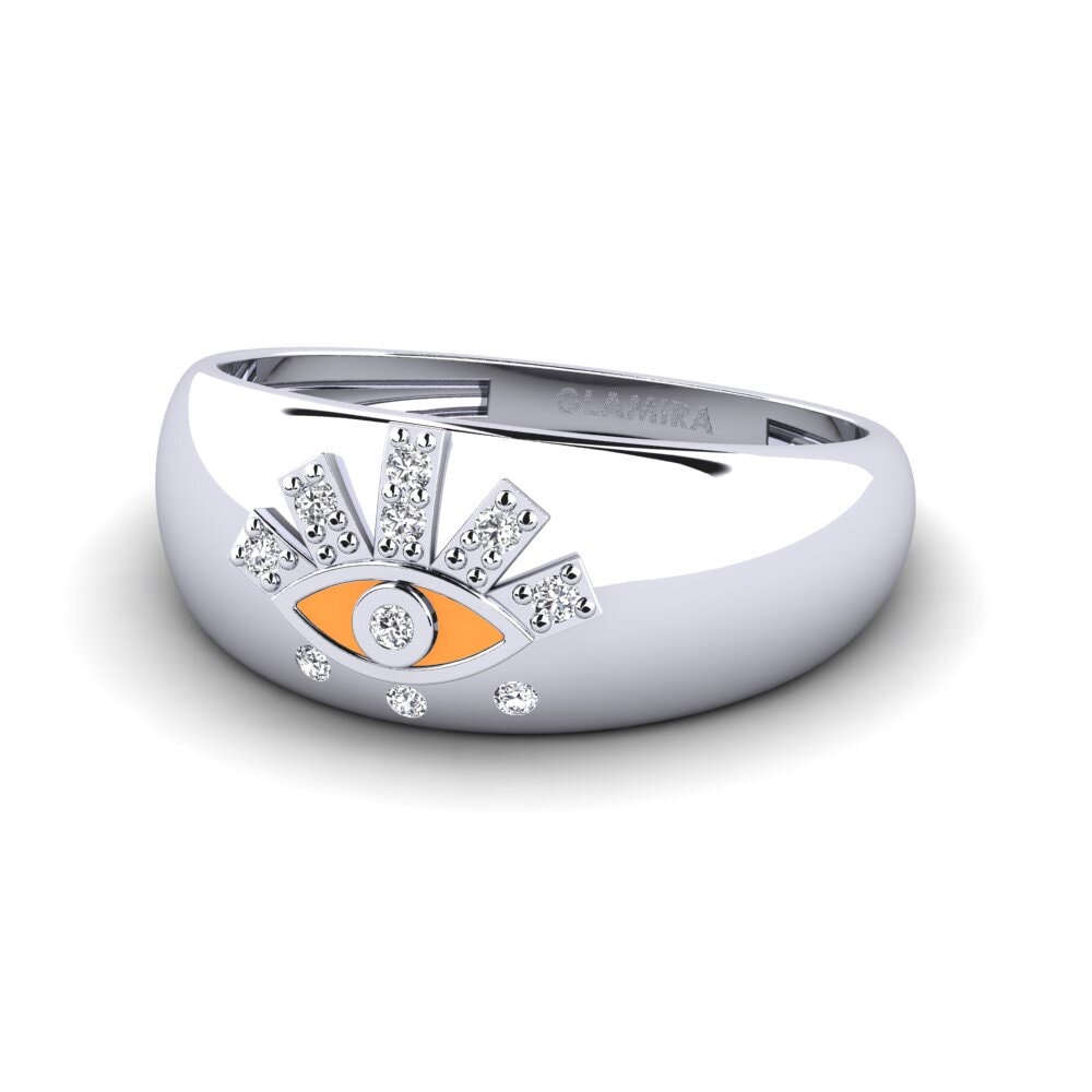 Weiß-Silber Ring Labraun