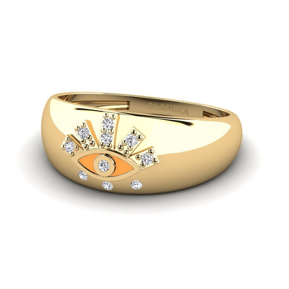 Labor-gezüchteter Diamant Ring Labraun