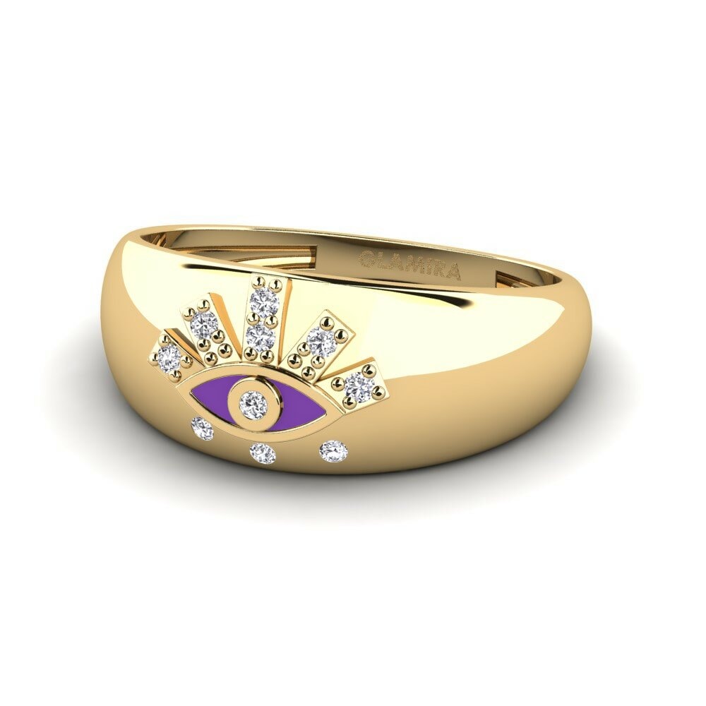 Diamant De Synthèse Bague Labraun