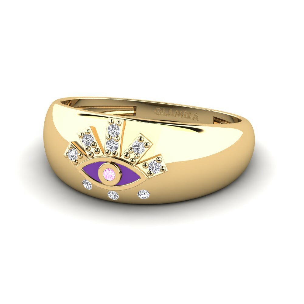 Saphir Rose Bague Labraun