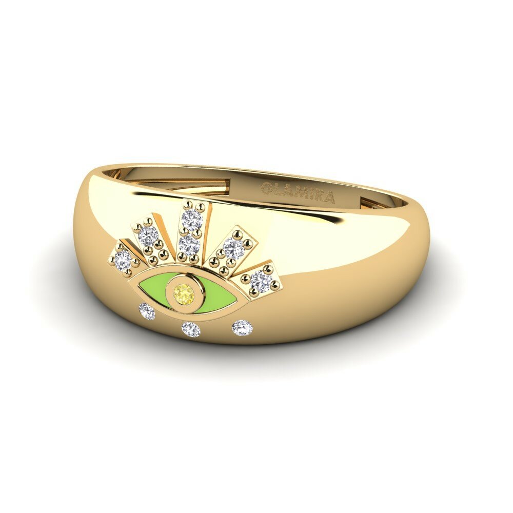 Saphir Jaune Bague Labraun