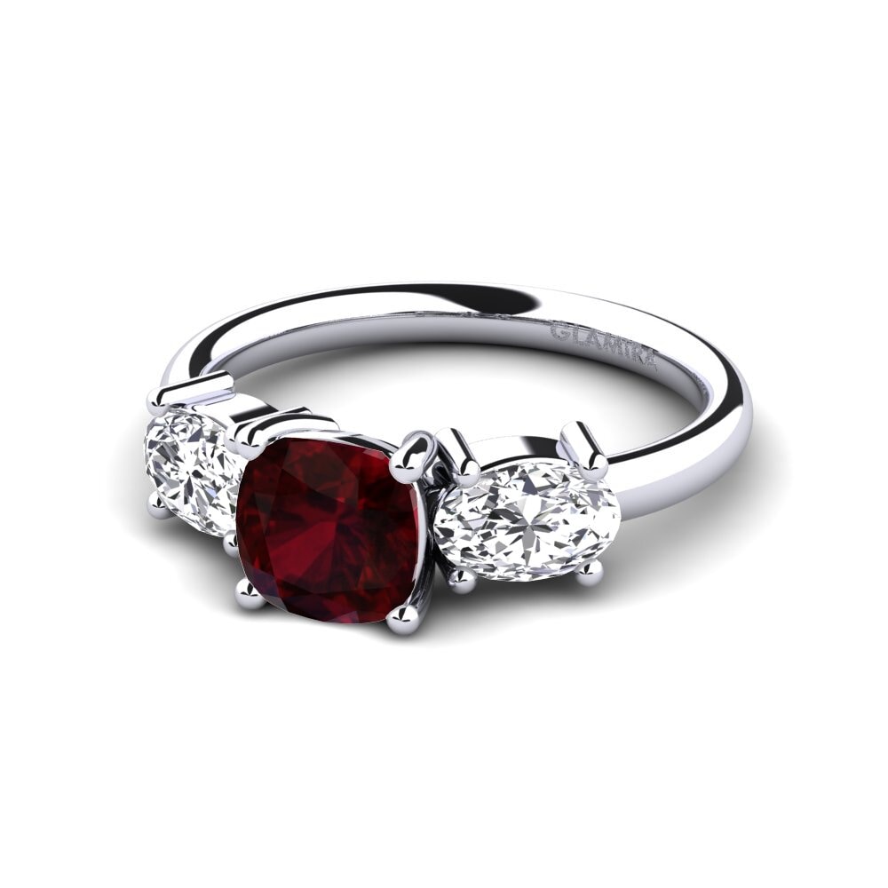 Garnet Engagement Ring Labrina
