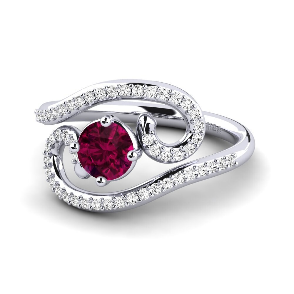 Rhodolite Garnet Ring Loncro