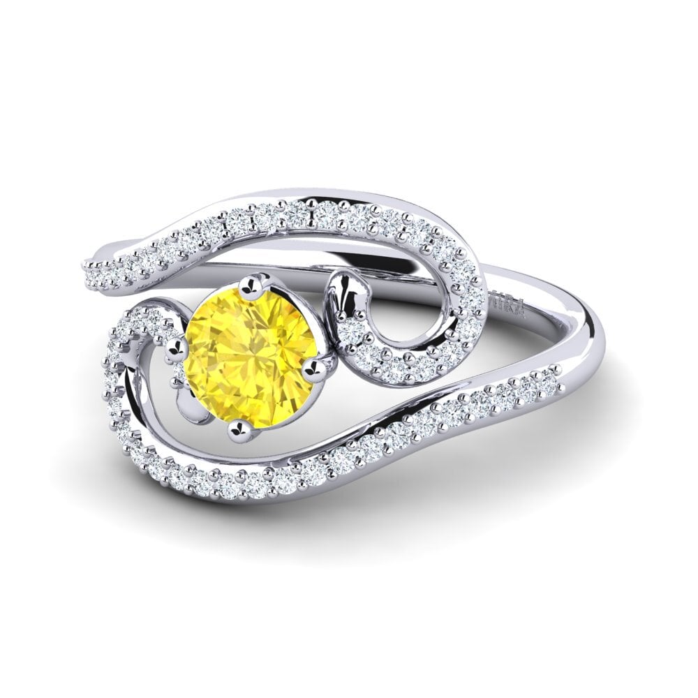 Yellow Sapphire Ring Loncro