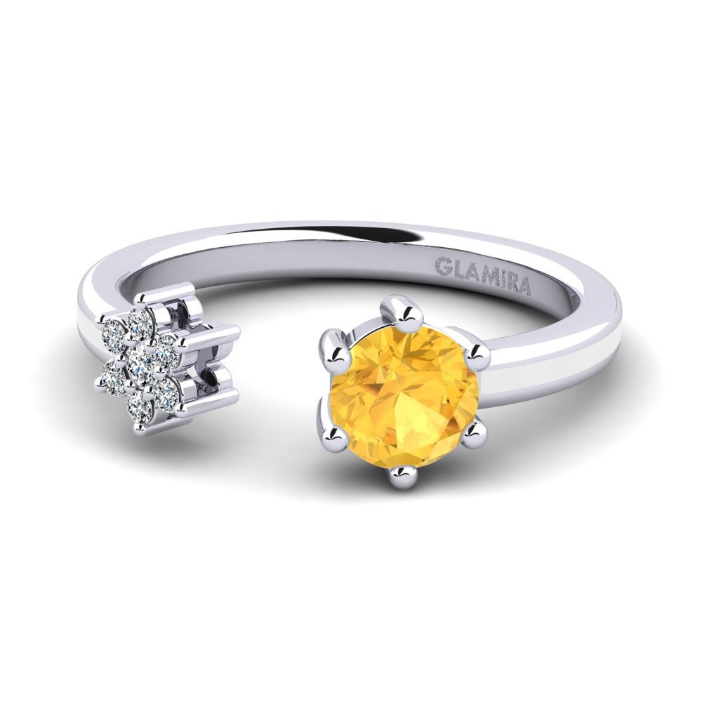 Ringe Offene Citrin