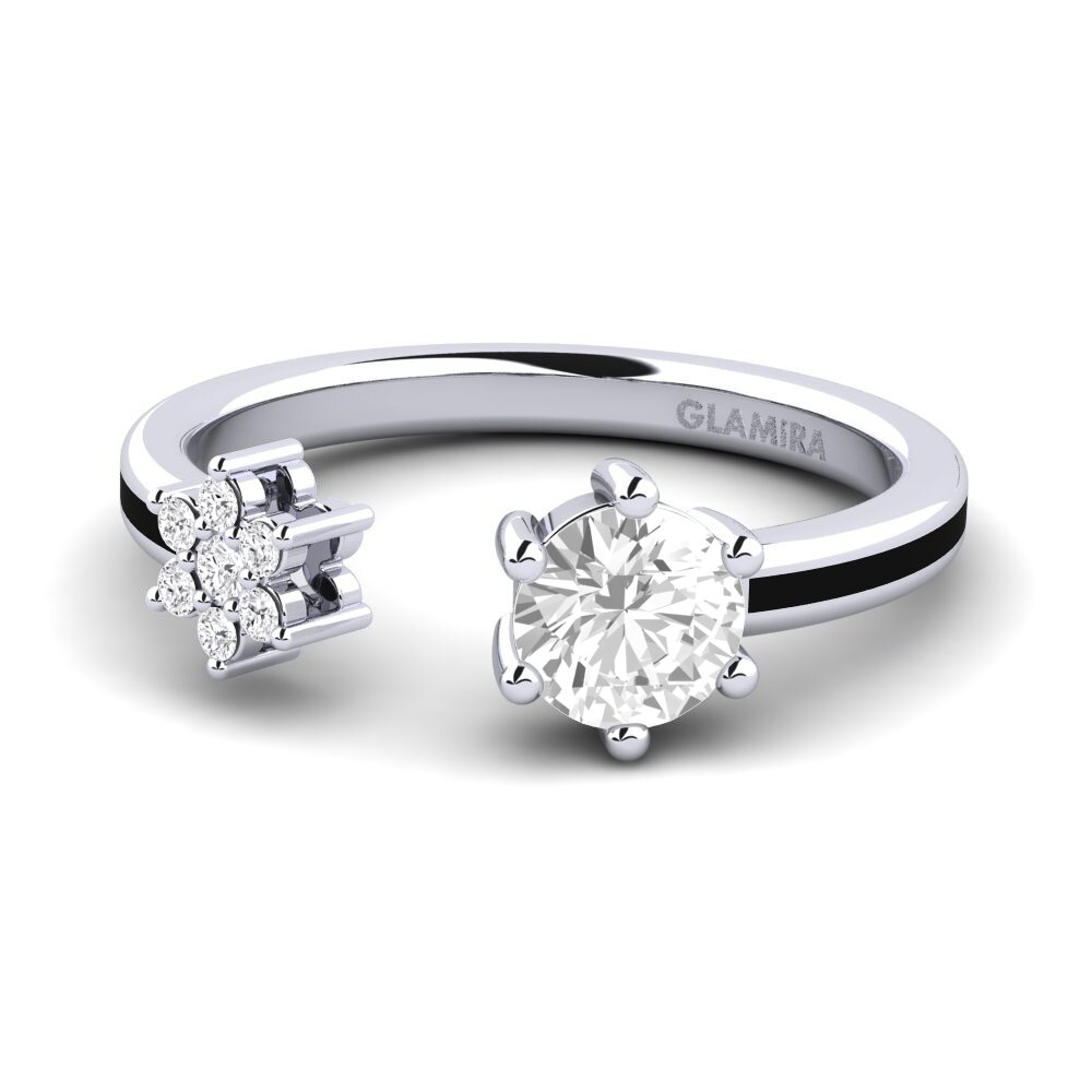 White sapphire Ring Laci