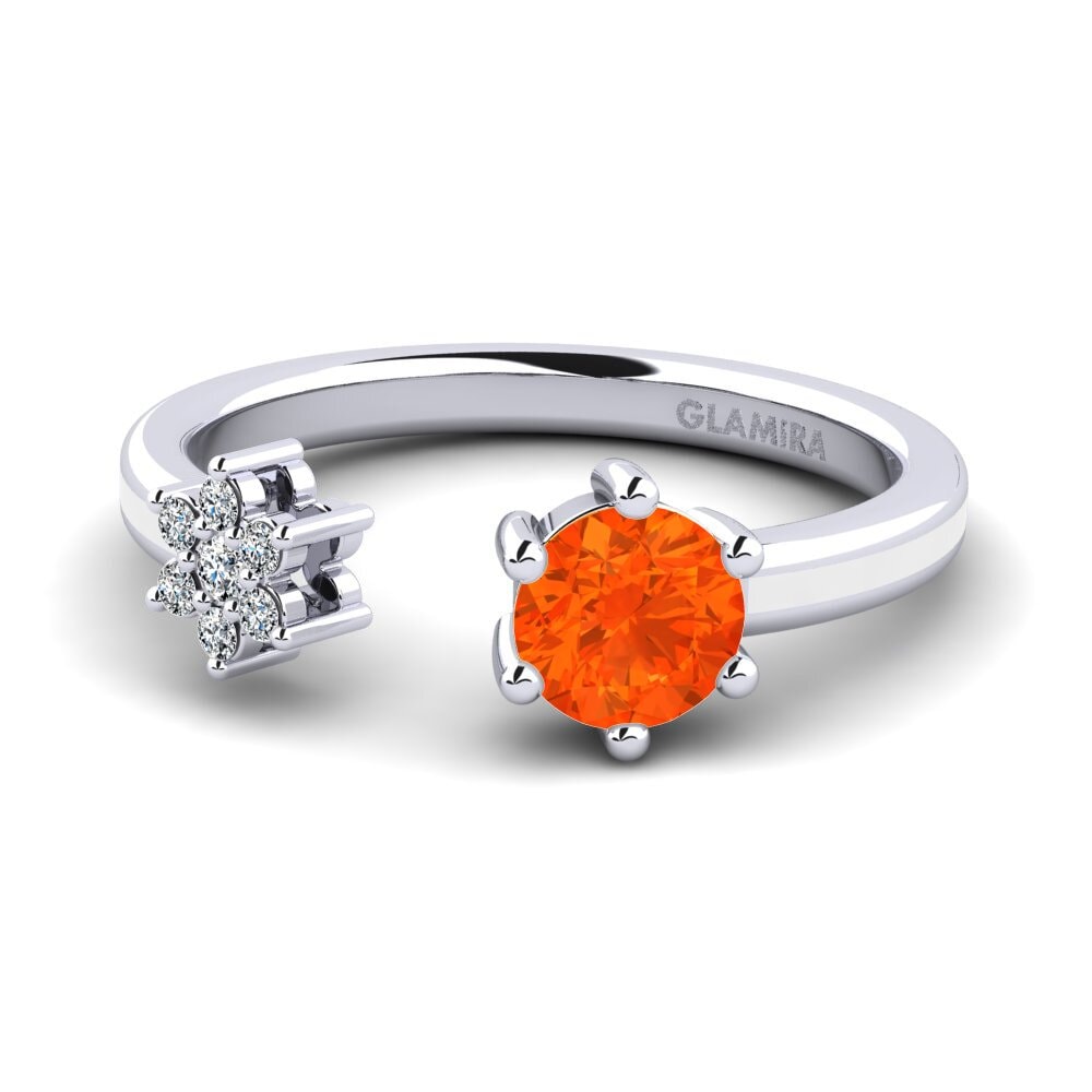 Open Fire-Opal Rings