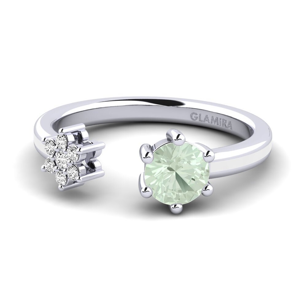 Amatista verde Anillo Laci