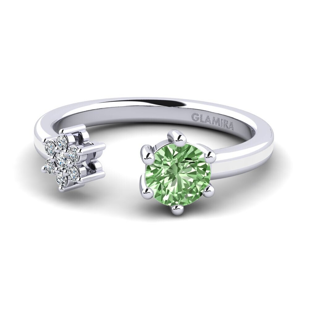 Grüner Diamant Ring Laci