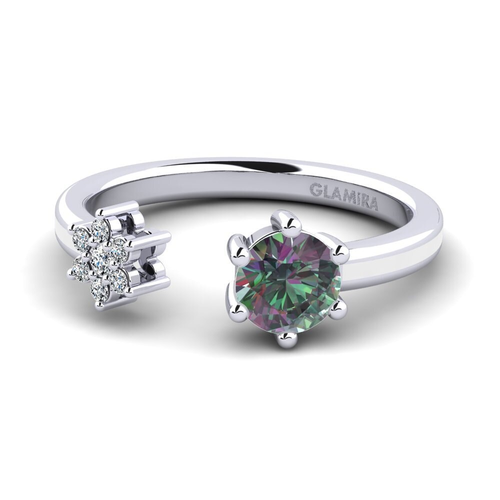 Ringe Offene Mystic Topas