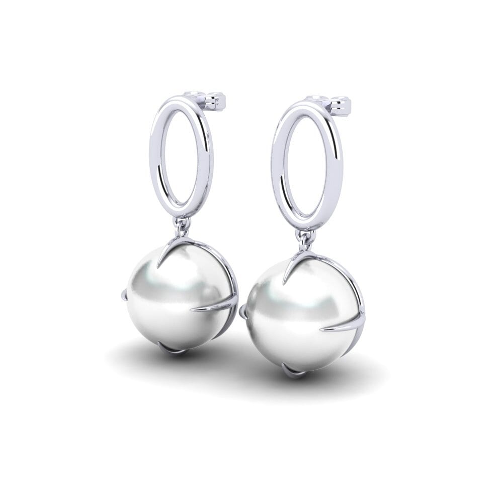 950 Palladium Women's Earring Ladera