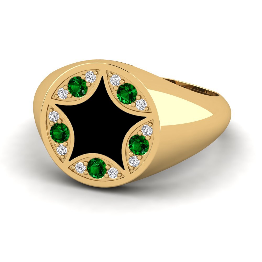 emerald-zirconia แหวน Laiyah