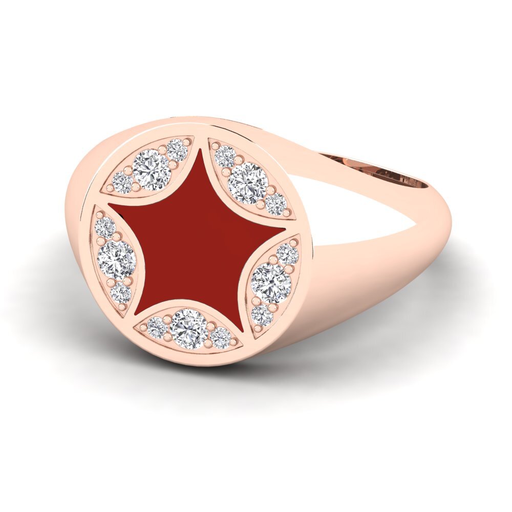 Rotgold 375 Ring Laiyah