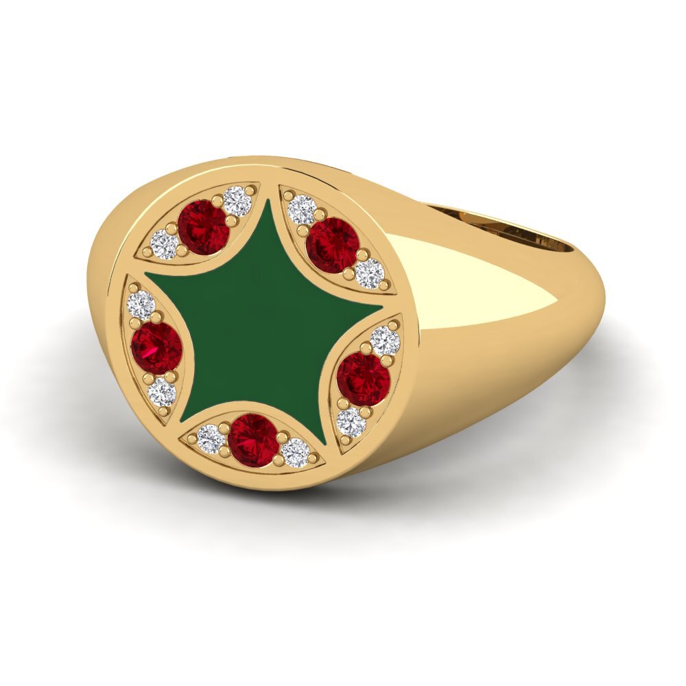 Circonita Roja Anillo Laiyah