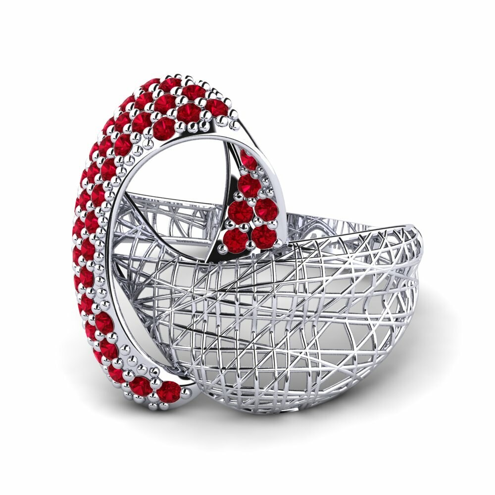 ruby-zirconia Cincin Lakiesha
