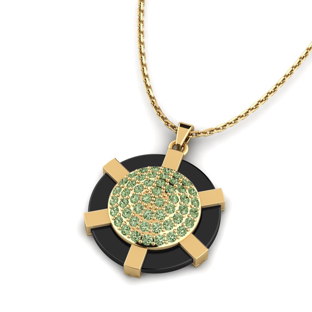 Diamante Verde Colgante de Mujer Lamberti