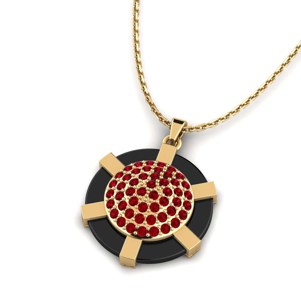Circonita Roja Colgante de Mujer Lamberti