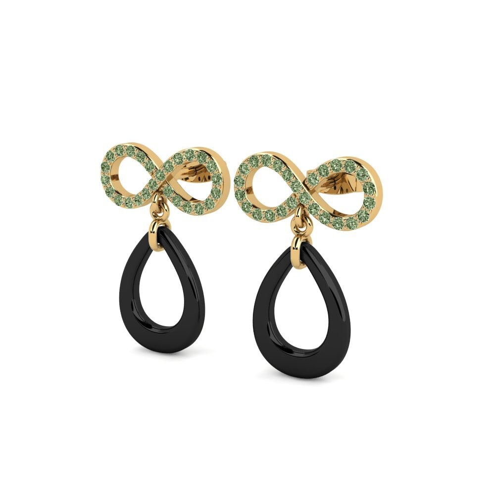 Diamante Verde Pendiente de mujer Lamberton
