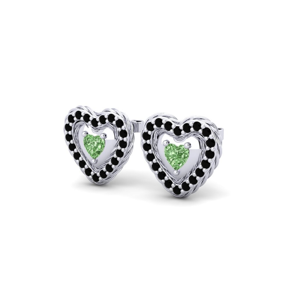 Heart Green Diamond Women's Earring Lancy