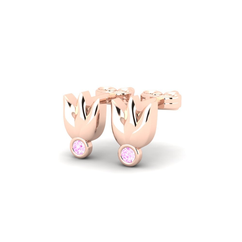 18ct Rose Gold Women's Earring Langouste
