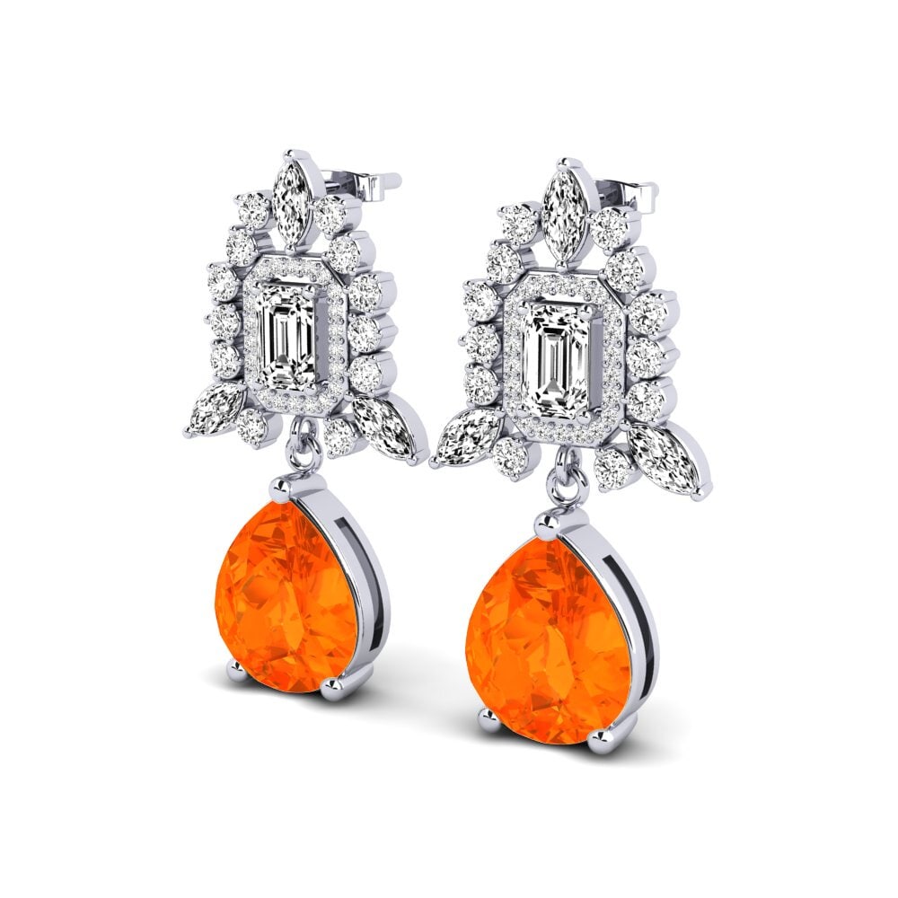 Fire-Opal Women's Earring Lanie